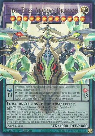 Odd-Eyes Arcray Dragon [RA05-EN145] Ultra Rare - Rarity Collection 5 - Card Brawlers | Quebec | Canada |