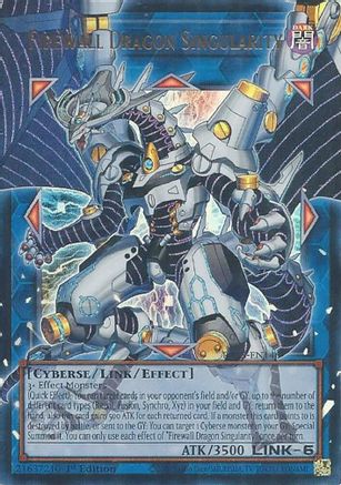 Firewall Dragon Singularity [RA05-EN146] Ultra Rare - Rarity Collection 5 - Card Brawlers | Quebec | Canada |