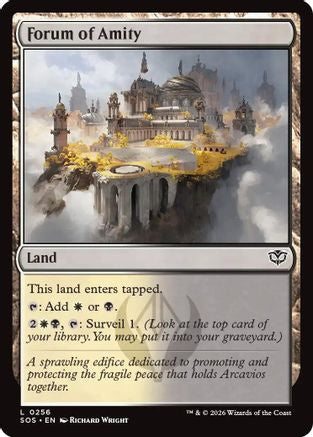 Forum of Amity (SOS-256) - Secrets of Strixhaven Foil - Secrets of Strixhaven - Card Brawlers | Quebec | Canada |