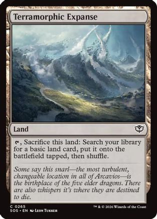 Terramorphic Expanse (SOS-265) - Secrets of Strixhaven - Secrets of Strixhaven - Card Brawlers | Quebec | Canada |