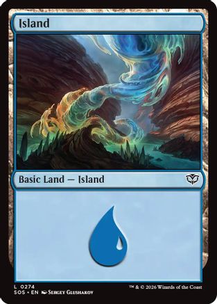 Island (0274) (SOS-274) - Secrets of Strixhaven Foil - Secrets of Strixhaven - Card Brawlers | Quebec | Canada |