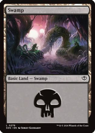 Swamp (0276) (SOS-276) - Secrets of Strixhaven Foil - Secrets of Strixhaven - Card Brawlers | Quebec | Canada |