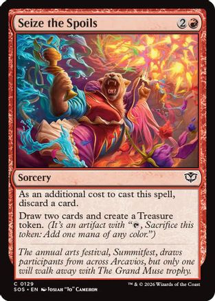 Seize the Spoils (SOS-129) - Secrets of Strixhaven Foil - Secrets of Strixhaven - Card Brawlers | Quebec | Canada |