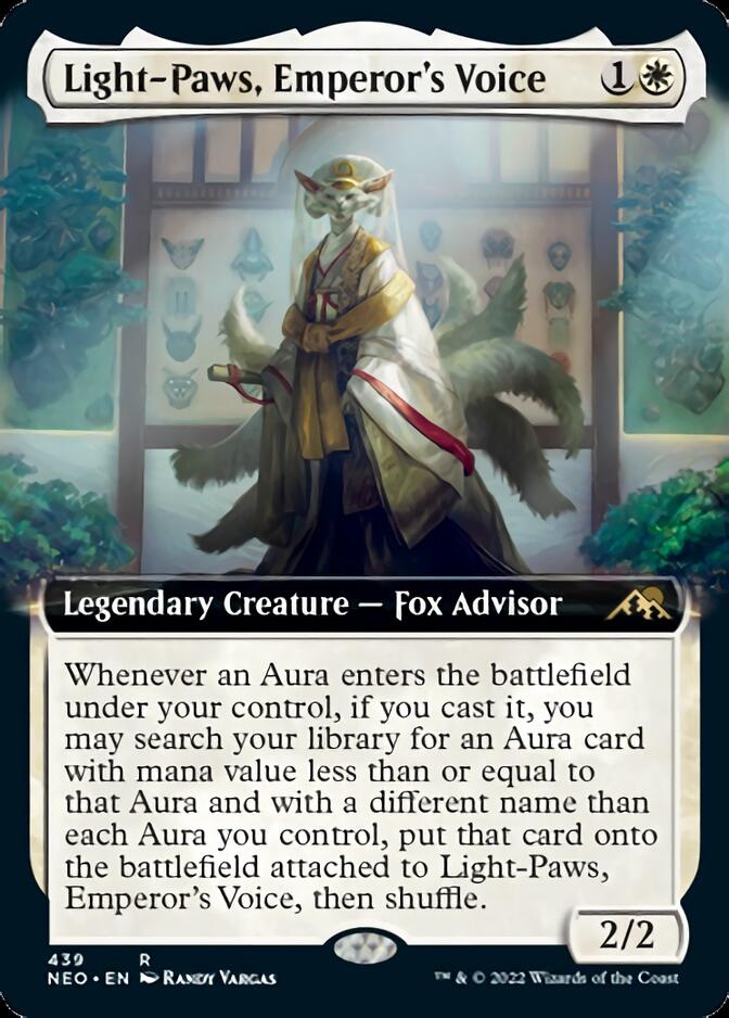 Light-Paws, Emperor's Voice (Extended Art) [Kamigawa: Neon Dynasty] - Magic: The Gathering - Card Brawlers | Quebec | Canada |