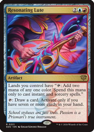 Resonating Lute (SOS-221) - Secrets of Strixhaven - Secrets of Strixhaven - Card Brawlers | Quebec | Canada |
