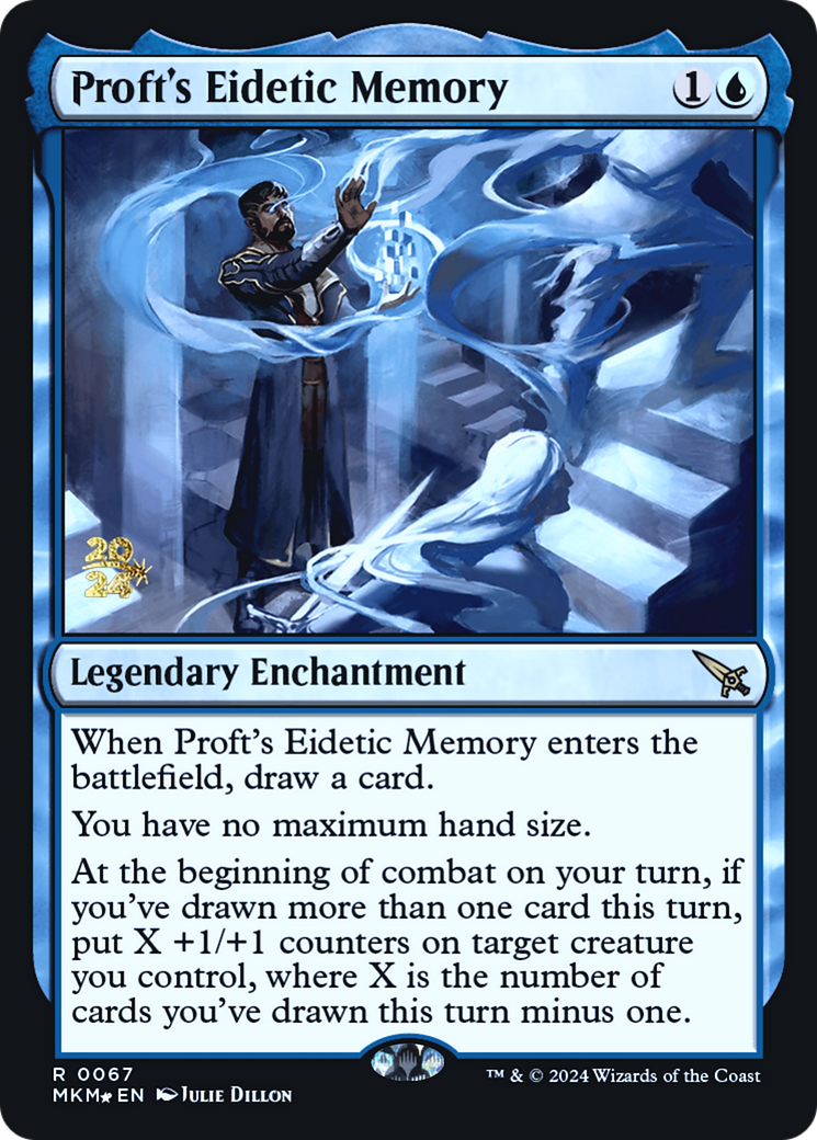 Proft's Eidetic Memory [Murders at Karlov Manor Prerelease Promos] - Magic: The Gathering - Card Brawlers | Quebec | Canada |