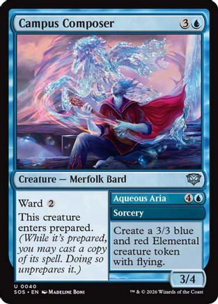 Campus Composer (SOS-040) - Secrets of Strixhaven - Secrets of Strixhaven - Card Brawlers | Quebec | Canada |