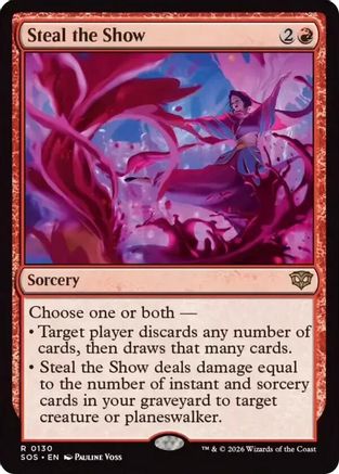 Steal the Show (SOS-130) - Secrets of Strixhaven Foil - Secrets of Strixhaven - Card Brawlers | Quebec | Canada |