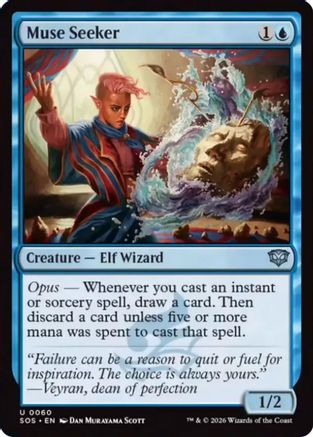 Muse Seeker (SOS-060) - Secrets of Strixhaven Foil - Secrets of Strixhaven - Card Brawlers | Quebec | Canada |