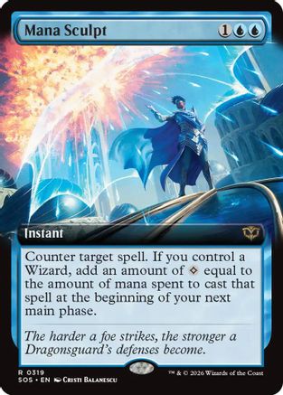 Mana Sculpt (Extended Art) (SOS-319) - Secrets of Strixhaven - Secrets of Strixhaven - Card Brawlers | Quebec | Canada |