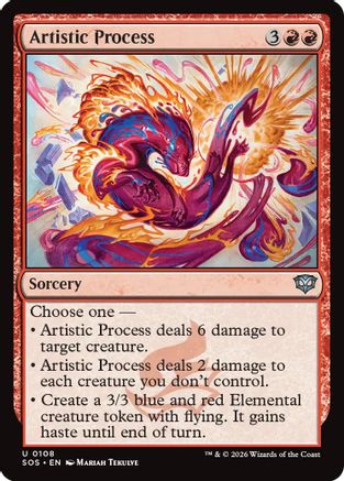 Artistic Process (SOS-108) - Secrets of Strixhaven - Secrets of Strixhaven - Card Brawlers | Quebec | Canada |