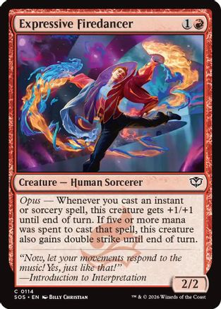 Expressive Firedancer (SOS-114) - Secrets of Strixhaven - Secrets of Strixhaven - Card Brawlers | Quebec | Canada |