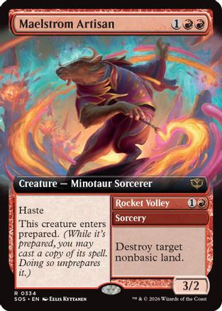 Maelstrom Artisan (Extended Art) (SOS-334) - Secrets of Strixhaven - Secrets of Strixhaven - Card Brawlers | Quebec | Canada |