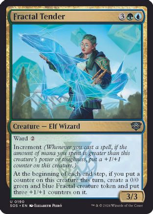 Fractal Tender (SOS-190) - Secrets of Strixhaven - Secrets of Strixhaven - Card Brawlers | Quebec | Canada |