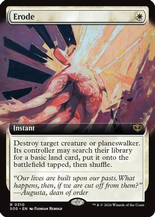 Erode (Extended Art) (SOS-310) - Secrets of Strixhaven - Secrets of Strixhaven - Card Brawlers | Quebec | Canada |