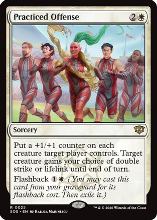 Practiced Offense (SOS-025) - Secrets of Strixhaven - Secrets of Strixhaven - Card Brawlers | Quebec | Canada |