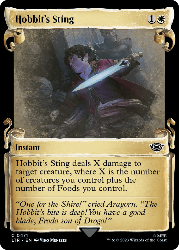Hobbit's Sting [The Lord of the Rings: Tales of Middle-Earth Showcase Scrolls] - Magic: The Gathering - Card Brawlers | Quebec | Canada |