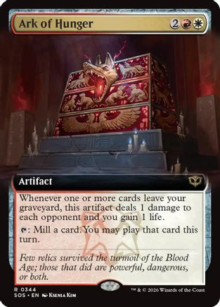 Ark of Hunger (Extended Art) (SOS-344) - Secrets of Strixhaven - Secrets of Strixhaven - Card Brawlers | Quebec | Canada |