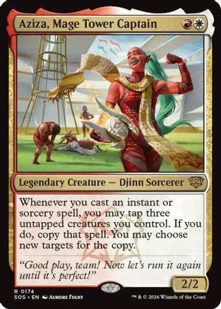 Aziza, Mage Tower Captain (SOS-174) - Secrets of Strixhaven - Secrets of Strixhaven - Card Brawlers | Quebec | Canada |