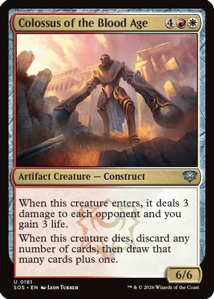 Colossus of the Blood Age (SOS-181) - Secrets of Strixhaven - Secrets of Strixhaven - Card Brawlers | Quebec | Canada |