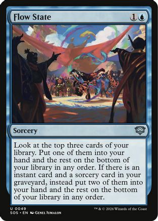 Flow State (SOS-049) - Secrets of Strixhaven Foil - Secrets of Strixhaven - Card Brawlers | Quebec | Canada |