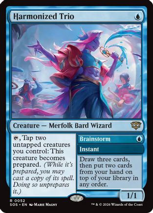 Harmonized Trio (SOS-052) - Secrets of Strixhaven Foil - Secrets of Strixhaven - Card Brawlers | Quebec | Canada |