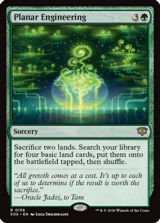 Planar Engineering (SOS-158) - Secrets of Strixhaven Foil - Secrets of Strixhaven - Card Brawlers | Quebec | Canada |