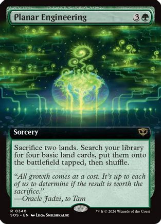 Planar Engineering (Extended Art) (SOS-340) - Secrets of Strixhaven - Secrets of Strixhaven - Card Brawlers | Quebec | Canada |