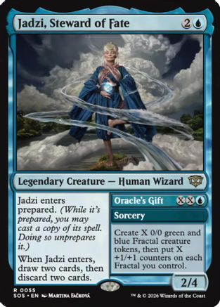 Jadzi, Steward of Fate (SOS-055) - Secrets of Strixhaven - Secrets of Strixhaven - Card Brawlers | Quebec | Canada |