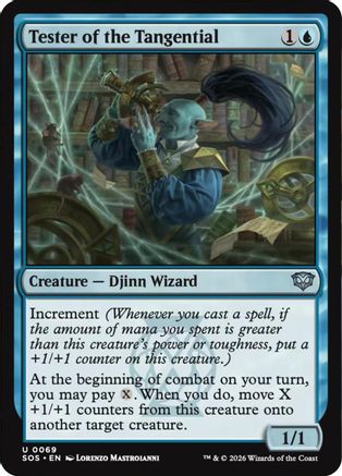 Tester of the Tangential (SOS-069) - Secrets of Strixhaven - Secrets of Strixhaven - Card Brawlers | Quebec | Canada |