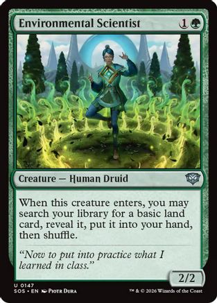 Environmental Scientist (SOS-147) - Secrets of Strixhaven Foil - Secrets of Strixhaven - Card Brawlers | Quebec | Canada |