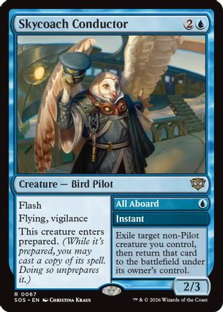 Skycoach Conductor (SOS-067) - Secrets of Strixhaven Foil - Secrets of Strixhaven - Card Brawlers | Quebec | Canada |