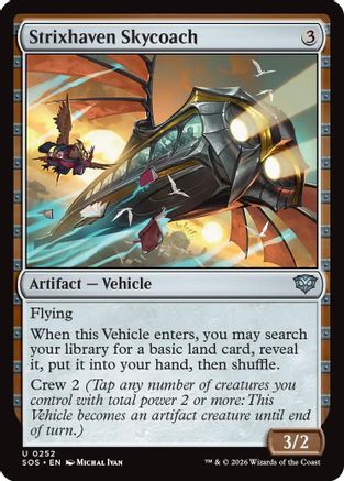 Strixhaven Skycoach (SOS-252) - Secrets of Strixhaven Foil - Secrets of Strixhaven - Card Brawlers | Quebec | Canada |