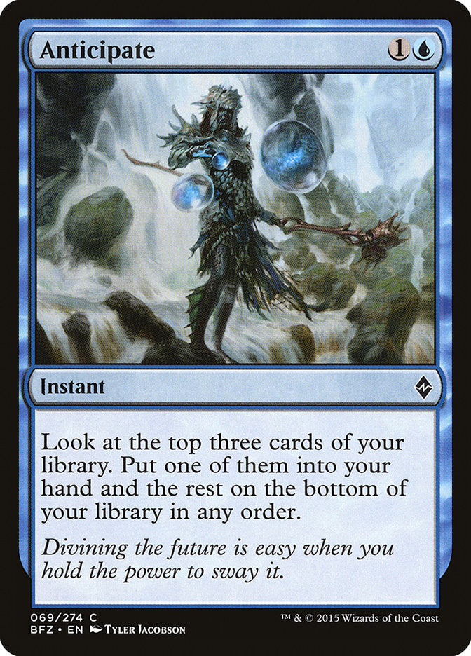 Anticipate [Battle for Zendikar] - Magic: The Gathering - Card Brawlers | Quebec | Canada |