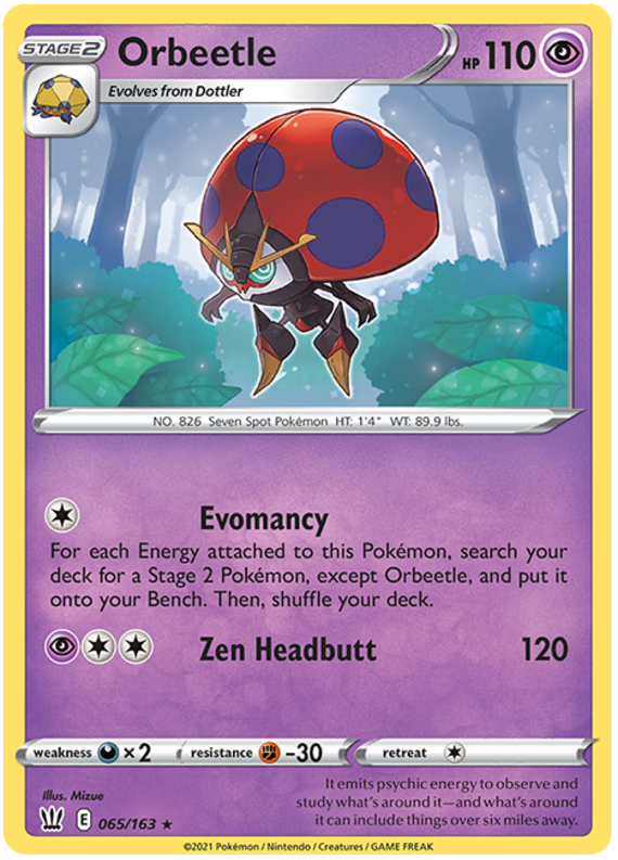 Orbeetle (065/163) [Sword & Shield: Battle Styles] - Pokémon - Card Brawlers | Quebec | Canada |