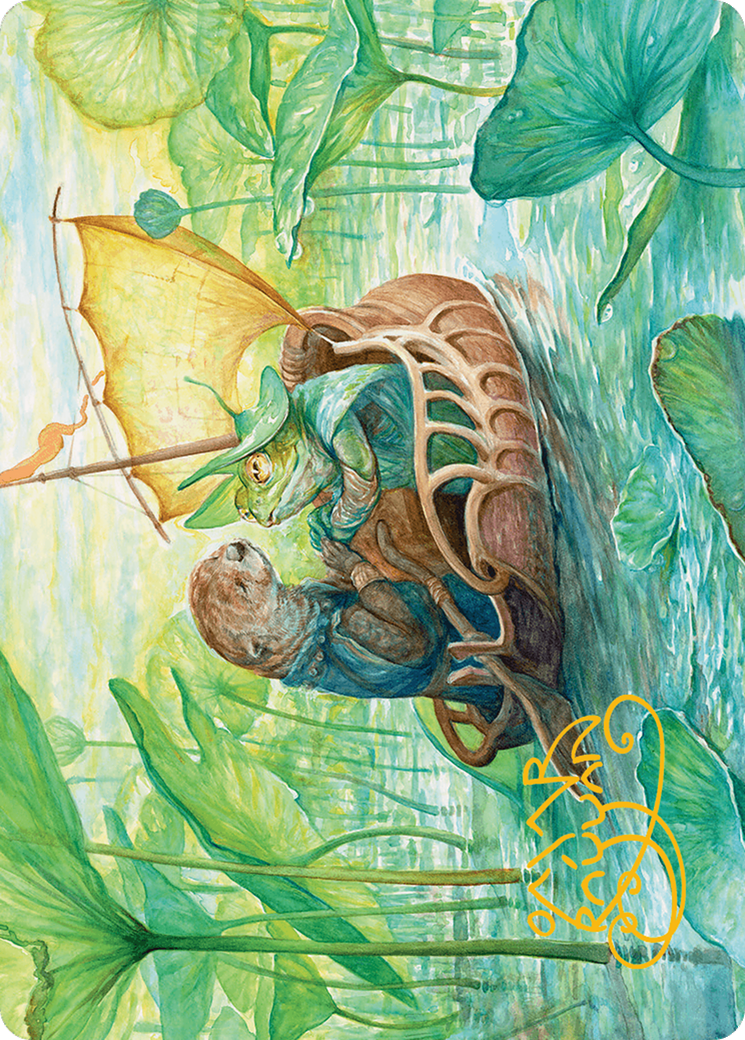Run Away Together Art Card (Gold-Stamped Signature) [Bloomburrow Art Series] - Magic: The Gathering - Card Brawlers | Quebec | Canada |