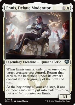Ennis, Debate Moderator (SOS-014) - Secrets of Strixhaven - Secrets of Strixhaven - Card Brawlers | Quebec | Canada |