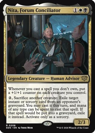 Nita, Forum Conciliator (SOS-206) - Secrets of Strixhaven - Secrets of Strixhaven - Card Brawlers | Quebec | Canada |