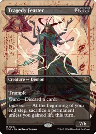 Tragedy Feaster (Borderless) (SOS-293) - Secrets of Strixhaven - Secrets of Strixhaven - Card Brawlers | Quebec | Canada |