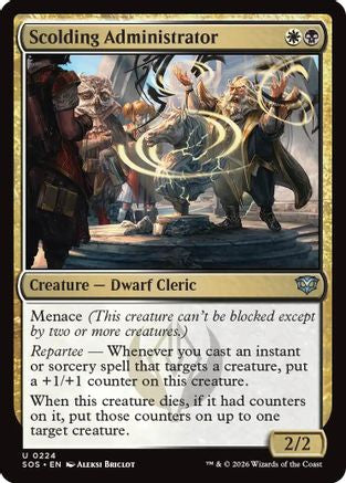 Scolding Administrator (SOS-224) - Secrets of Strixhaven - Secrets of Strixhaven - Card Brawlers | Quebec | Canada |
