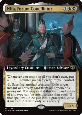 Nita, Forum Conciliator (Extended Art) (SOS-354) - Secrets of Strixhaven Foil - Secrets of Strixhaven - Card Brawlers | Quebec | Canada |