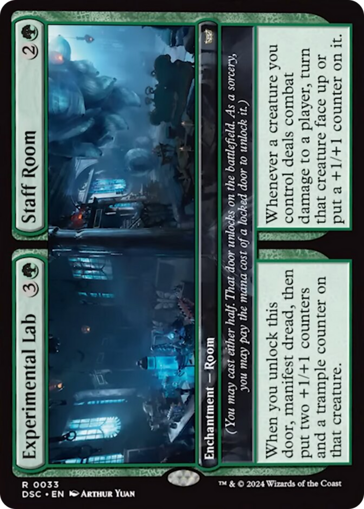 Experimental Lab // Staff Room [Duskmourn: House of Horror Commander] - Magic: The Gathering - Card Brawlers | Quebec | Canada |