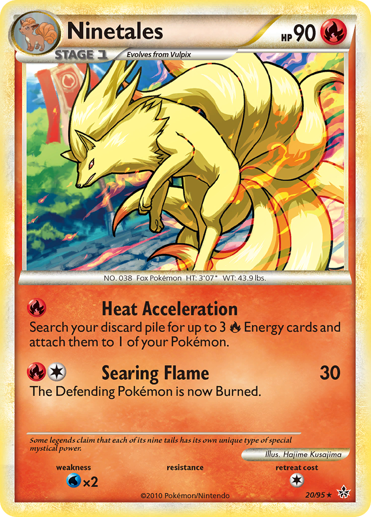Ninetales (20/95) [HeartGold & SoulSilver: Unleashed] - Pokémon - Card Brawlers | Quebec | Canada |