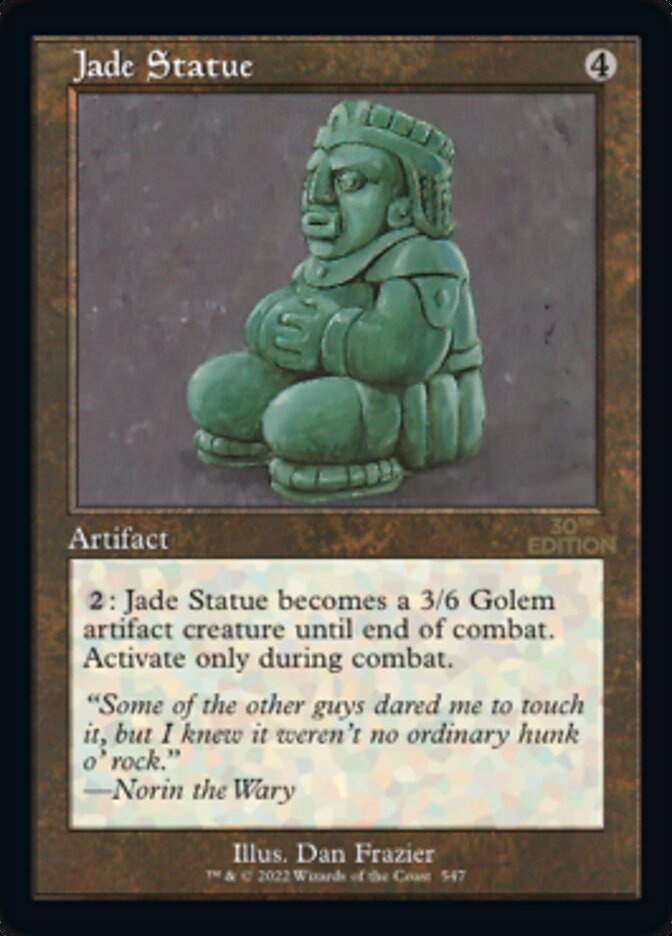 Jade Statue (Retro) [30th Anniversary Edition] - Magic: The Gathering - Card Brawlers | Quebec | Canada |