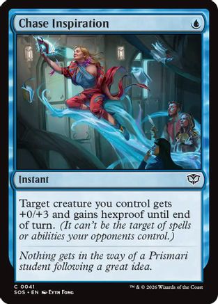 Chase Inspiration (SOS-041) - Secrets of Strixhaven Foil - Secrets of Strixhaven - Card Brawlers | Quebec | Canada |