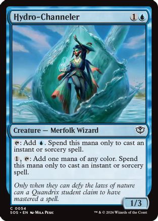 Hydro-Channeler (SOS-054) - Secrets of Strixhaven Foil - Secrets of Strixhaven - Card Brawlers | Quebec | Canada |