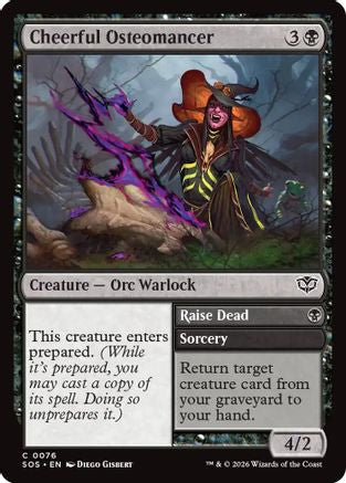 Cheerful Osteomancer (SOS-076) - Secrets of Strixhaven - Secrets of Strixhaven - Card Brawlers | Quebec | Canada |