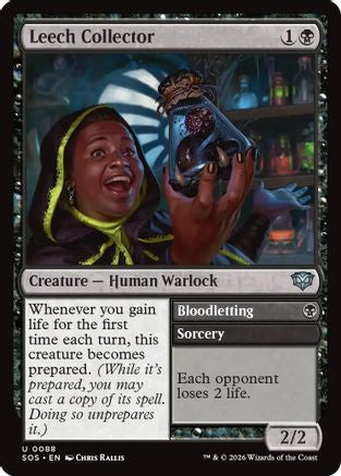 Leech Collector (SOS-088) - Secrets of Strixhaven Foil - Secrets of Strixhaven - Card Brawlers | Quebec | Canada |