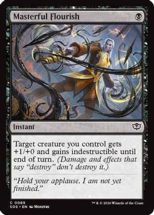 Masterful Flourish (SOS-089) - Secrets of Strixhaven Foil - Secrets of Strixhaven - Card Brawlers | Quebec | Canada |