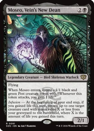Moseo, Vein's New Dean (SOS-091) - Secrets of Strixhaven Foil - Secrets of Strixhaven - Card Brawlers | Quebec | Canada |
